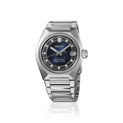 Seiko SLA085J1 King Seiko mekanisk klokke 41 mm svart safirglass