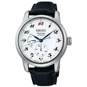 Seiko SPB401J1 Presage Automatisk Klokke Hvit Safirglass