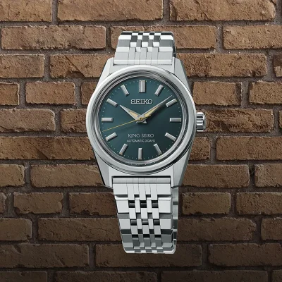 Seiko SPB459J1 King Seiko gr�nn 36 mm mekanisk