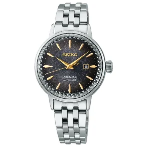 Seiko SRE015J1 Presage mekanisk automatisk klokke svart
