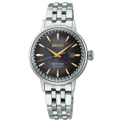 Seiko SRE015J1 Presage mekanisk automatisk klokke svart