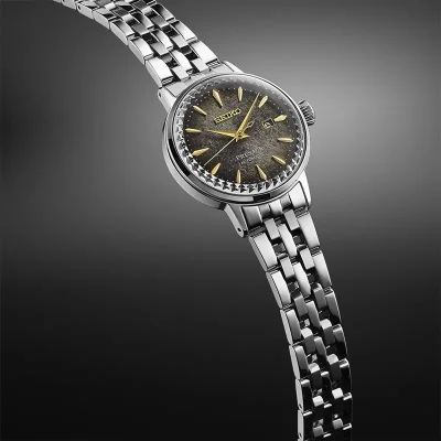Seiko SRE015J1 Presage mekanisk automatisk klokke svart