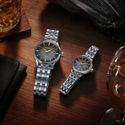 Seiko SRE015J1 Presage mekanisk automatisk klokke svart