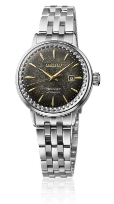 Seiko SRE015J1 Presage mekanisk automatisk klokke svart