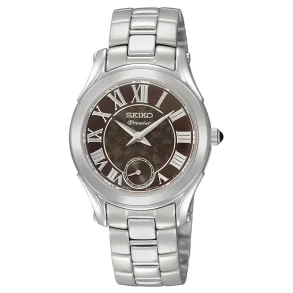 Seiko SRKZ71P1 dameklokke med safirglass og svart urskive