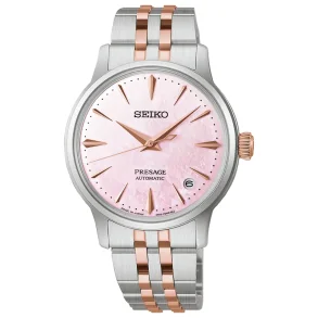 Seiko SRPM06J1 mekanisk automatisk klokke rosa 34 mm