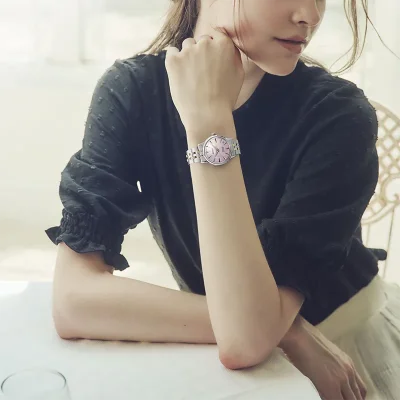 Seiko SRPM06J1 mekanisk automatisk klokke rosa 34 mm