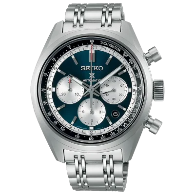 Seiko SRQ051J1 bl� automatisk klokke med safirglass