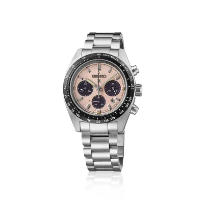 Seiko SSC963P1 Quartzklokke med Safirglass og Rosa Detaljer