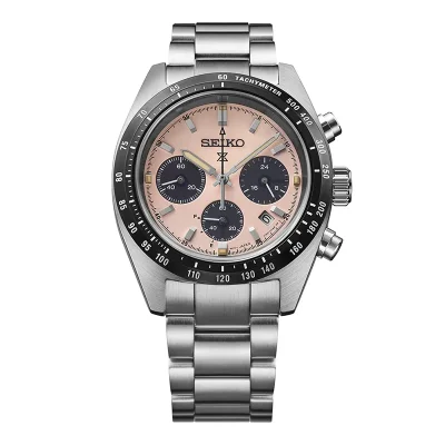 Seiko SSC963P1 Quartzklokke med Safirglass og Rosa Detaljer
