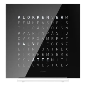 QLOCKTWO Earth 13,5 Pure Black Ice Tea NORWEGIAN