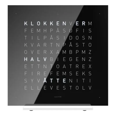 QLOCKTWO Earth 13,5 Pure Black Ice Tea NORWEGIAN