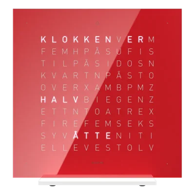 QLOCKTWO Earth 13,5 Pure Cherry Cake NORWEGIAN