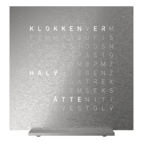 QLOCKTWO Earth 13,5 Full Metal NORWEGIAN