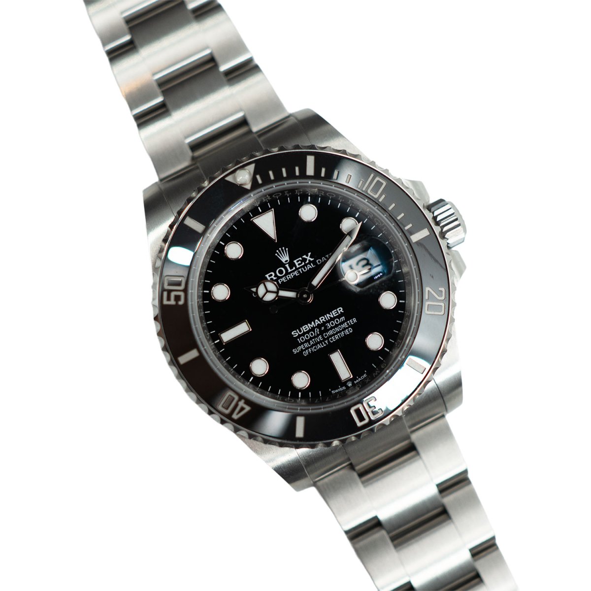 ROLEX SUBMARINER 掛時計 激レア Rolex Submariner 126610LN - 2023 - Kjøp Sertifisert Klokke