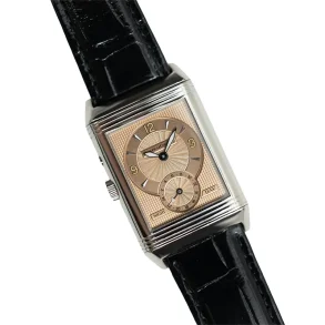 Jeager LeCoultre Reverso Duo Black & Salmon - 18K