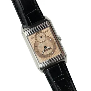 Jeager LeCoultre Reverso Duo Black & Salmon - 18K